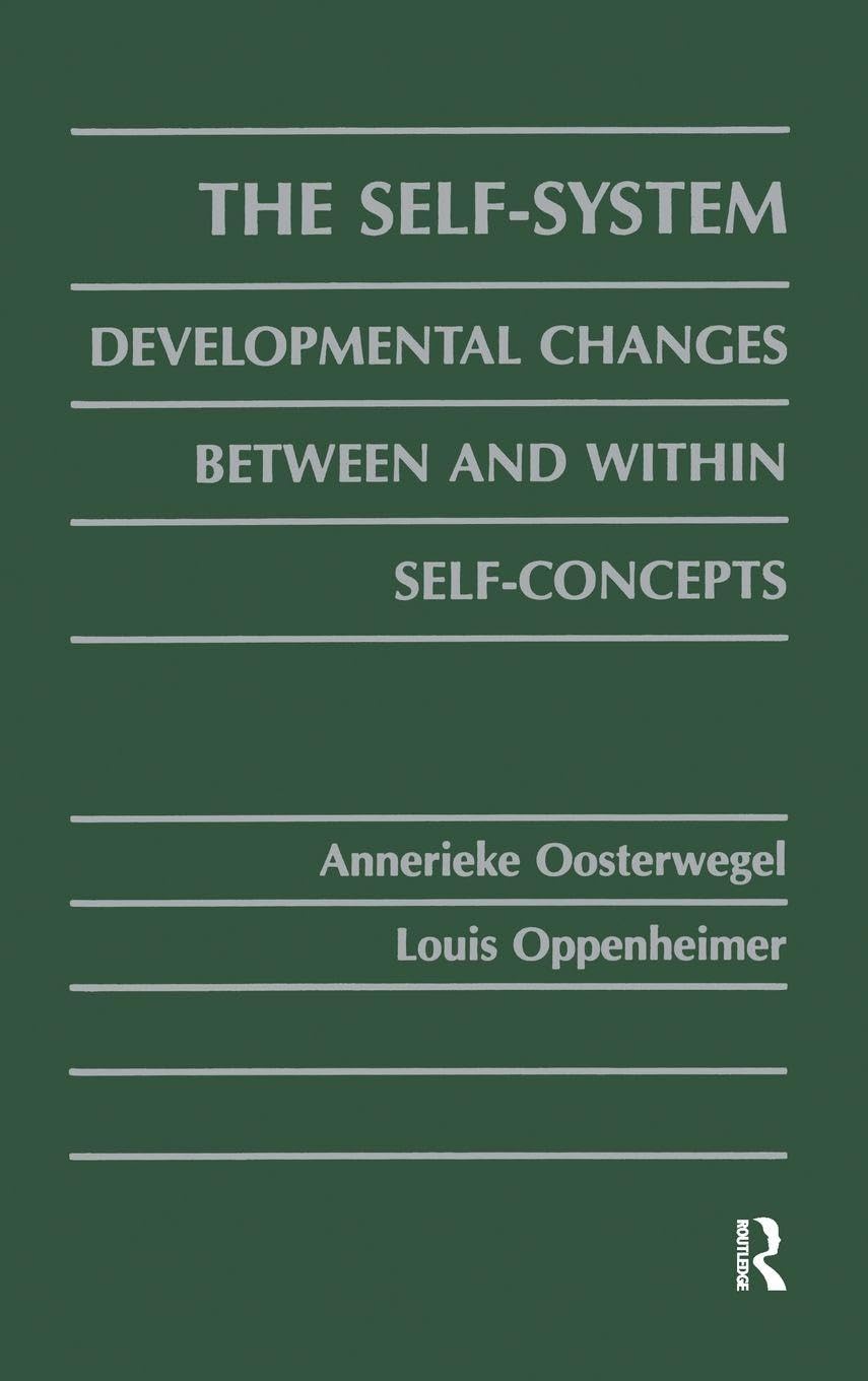 The Self-system: Developmental Changes Between and Within Self-concepts