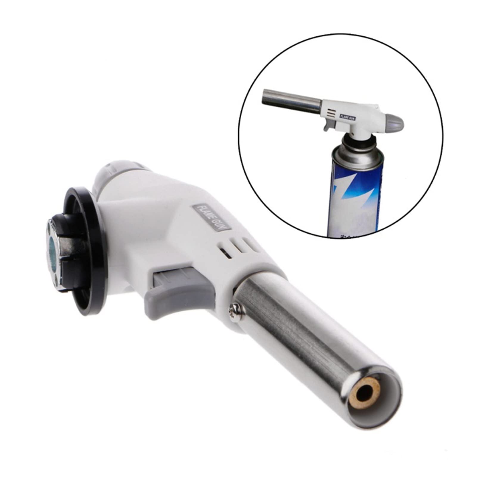 Pistolet à Flamme Portable En Métal – Briquet Torche à Gaz Pour Soudage, Camping, Chauffage – Allumage Intégré
