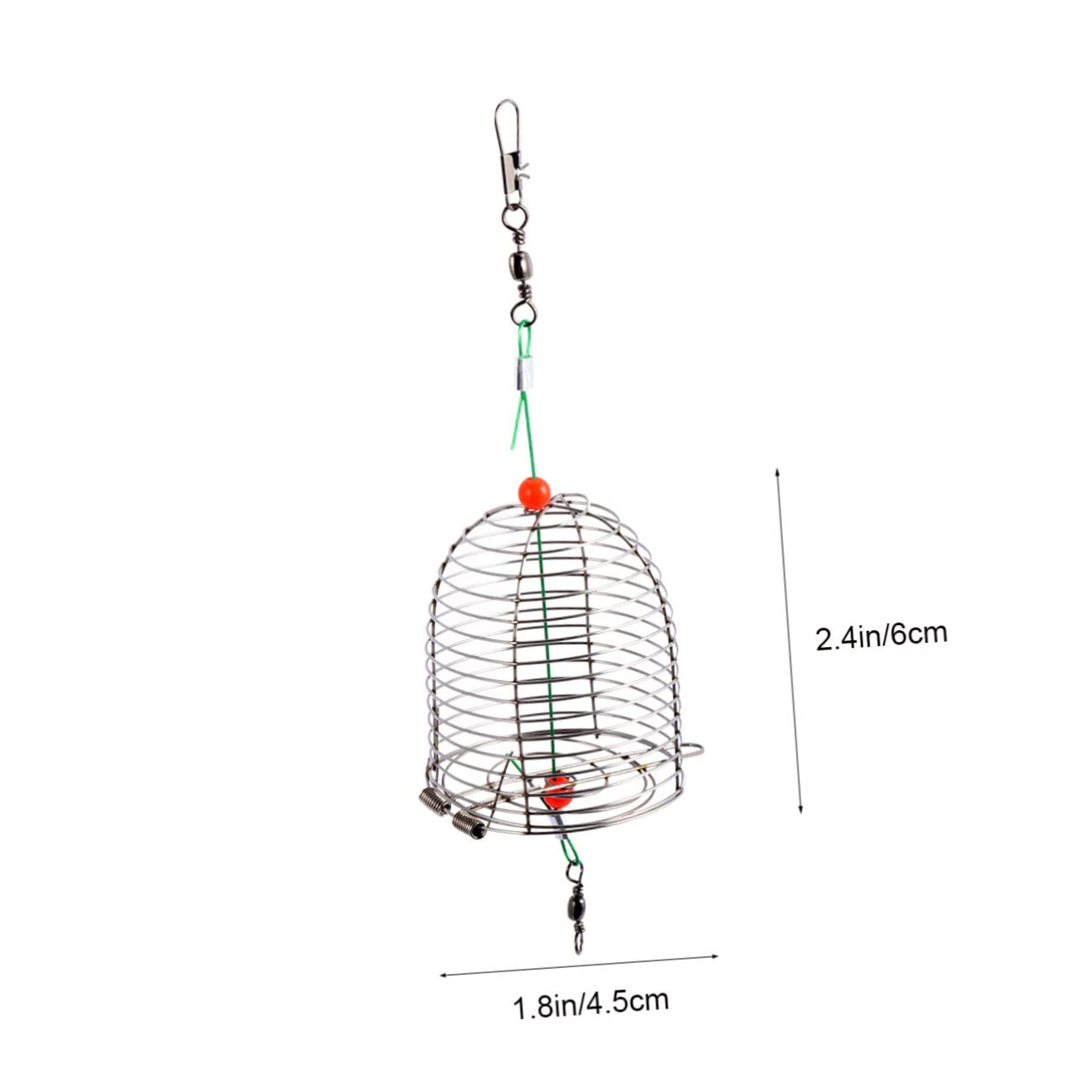 Mikikit 5Pcs Fishing Bait Cage Basket for EEL Crab Lobster Shrimp and Crayfish Fishing Tackle for Easy Use and Convenience