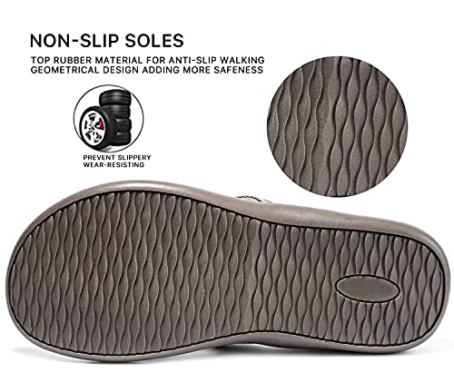 Image of LLSOARSS Plantar Fasciitis Feet Sandal with Arch Support - Best Orthotic flip Flops for Flat Feet,Heel Pain- for Women