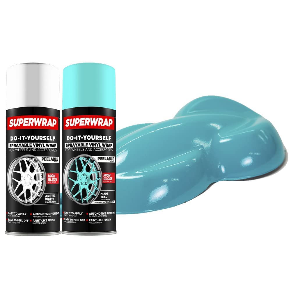 Superwrap Sprayable Vinyl Wrap for Wheels & Accessories