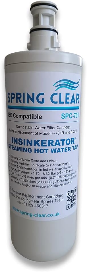SPRINGCLEARCompatible Water Filter Cartridge for Insinkerator F701R