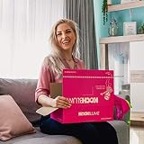 Kochblume Geizhals zestaw, łyżki do resztek, elastyczna łyżka M | silikon do żywności premium z rdzeniem ze stali nierdzewnej | Oryginalny produkt firmy Cooklife w różowym pudełku (niebieski, zestaw 2 szt.)