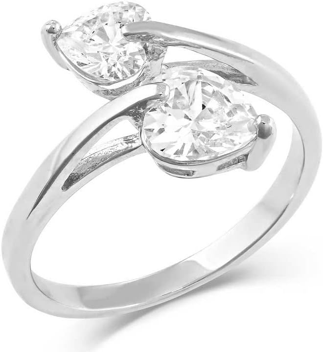 Montana Silversmiths Women's Lily Pad Crystal Wrap Ring - RG5197 One Size