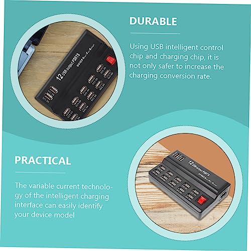Cargador USB multipuerto con adaptador de carga rápida contra esperas 4