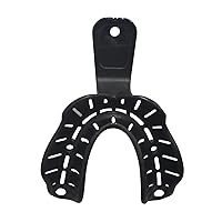 Vista 4 de Bandeja de impresión dental desechable, bandeja de impresión edéntula, moldeable por calor, surtido, juego de 12