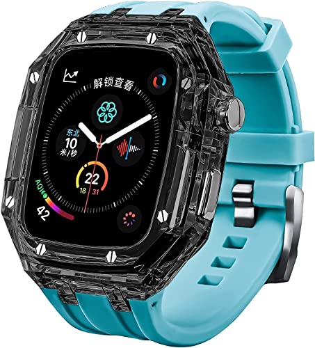 Coque silicone Apple Watch antichoc transparente évite les rayures