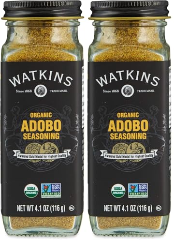 Watkins Gourmet Organic Spice Jar, Adobo, Non-GMO, Kosher, 4.1 oz. Bottle, 2-Pack image 5