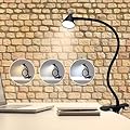 Phimuezl Adjustable Clamp-on Desk Lamp