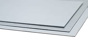 Lamiera In Titanio-Zinco 1mm - Lastra Per Coperture E Facciate | Taglio Personalizzabile 100x100 Mm