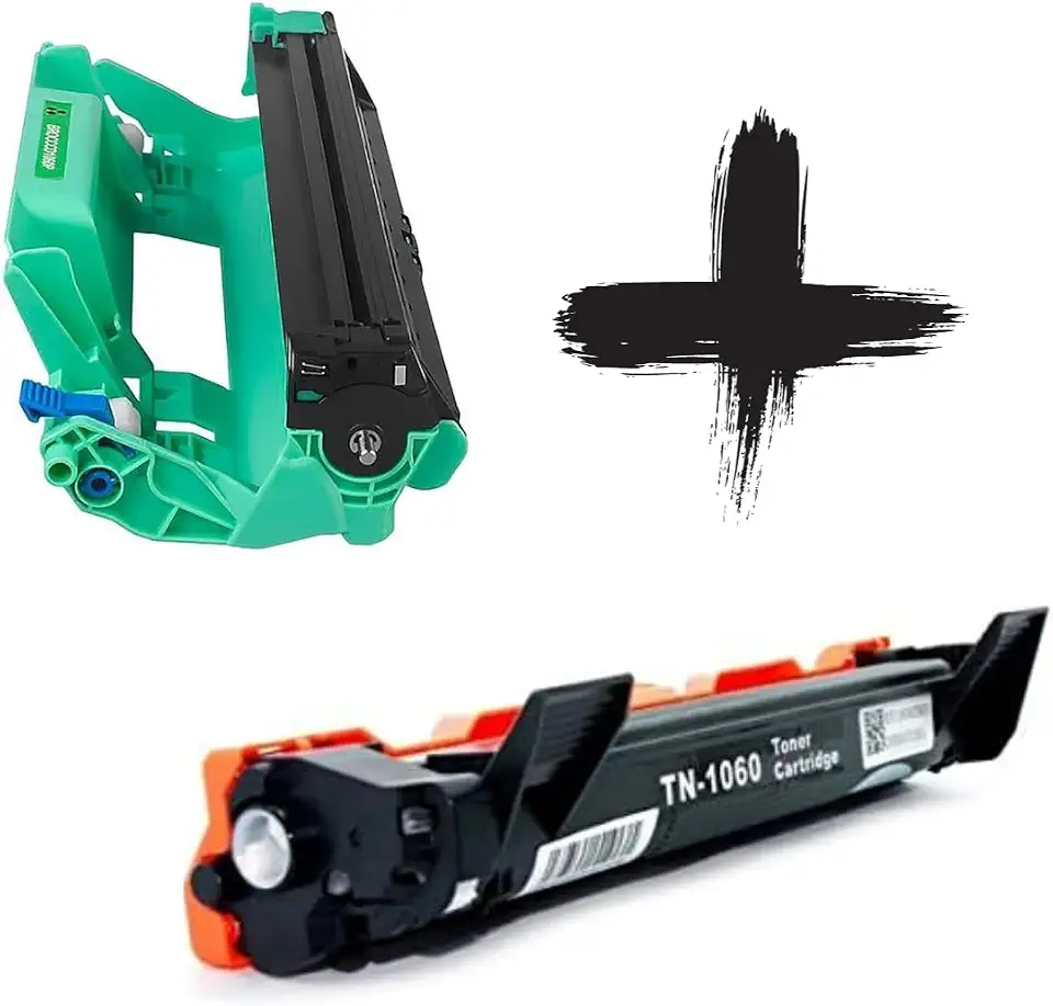 KIT TONER tn1060 + Cartucho de Cilindro e Compatível DR1060 para impressora Brother HL1212W DCP1617 DCP1617NW