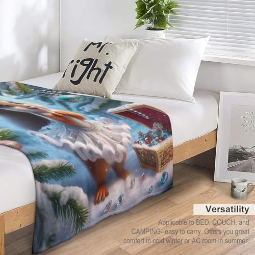 Manta de forro polar de ardilla para cama y sofá de salón 130x180 cm 7