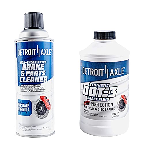 Image of Detroit Axle - Rear Brake Kit for 1993-2002 Toyota Corolla 1993-1997 Geo Prizm 1998-2002 Chevrolet Prizm 1999 2000 2001 Brake Shoes Brake Drums Replacement
