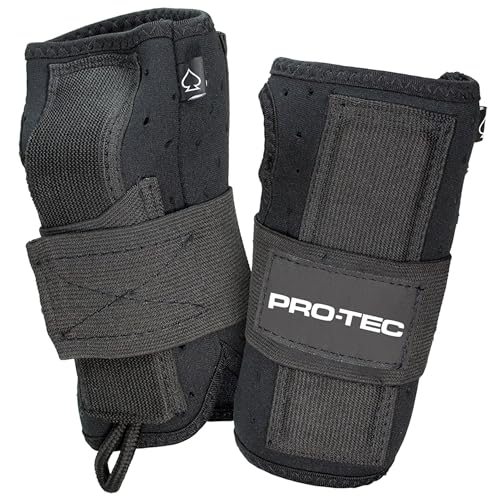 Pro-Tec Undercover Snow Wrist Guards Breathable Glove-Compatible Protection for Snowboarding