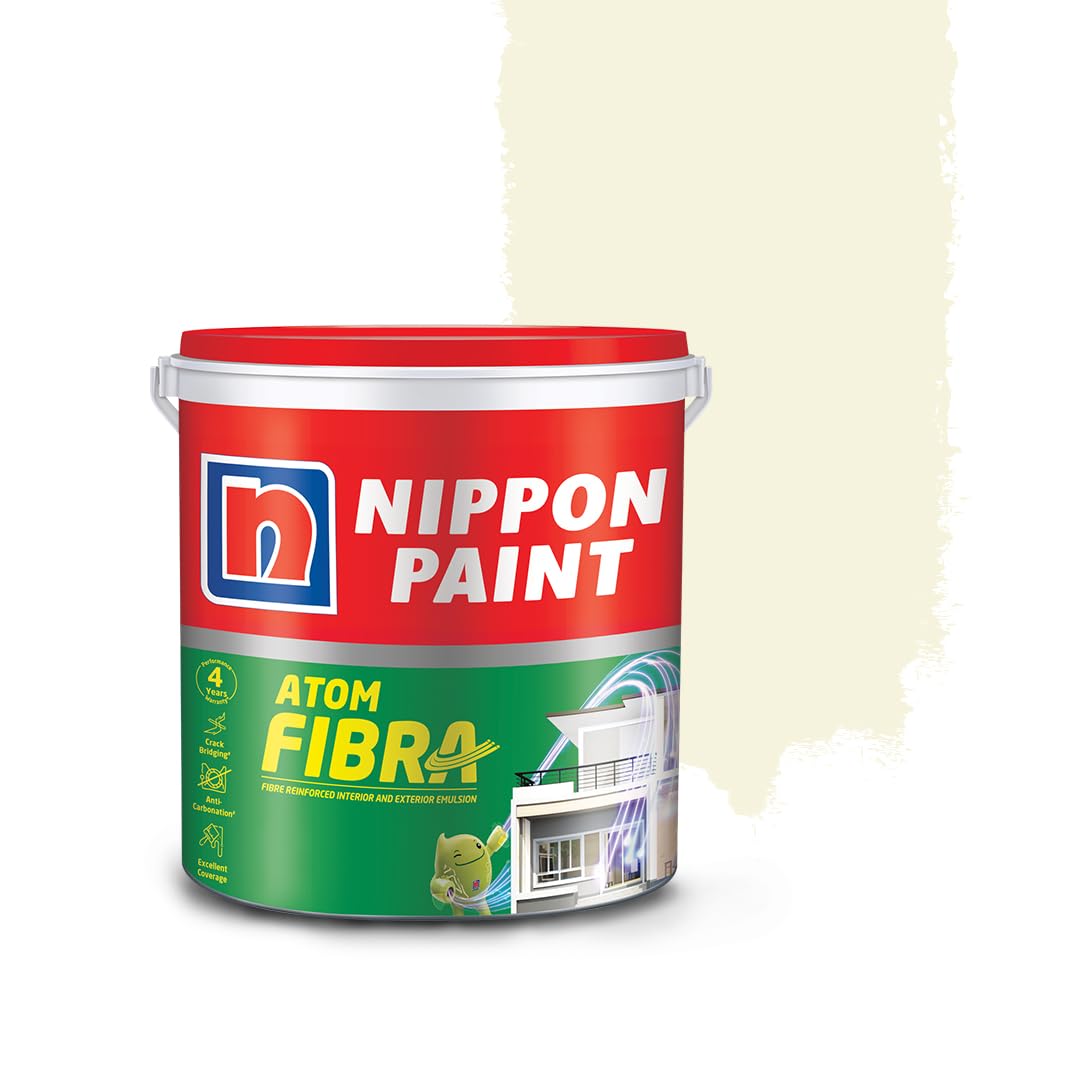 Nippon Paint Atom Fibra 2 In 1 Interior & Exterior Emulsion 1 L Yellows (Dry)