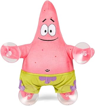 Kidrobot Spongebob Squarepants Happy Patrick 8 Inch Plush Window Clinger
