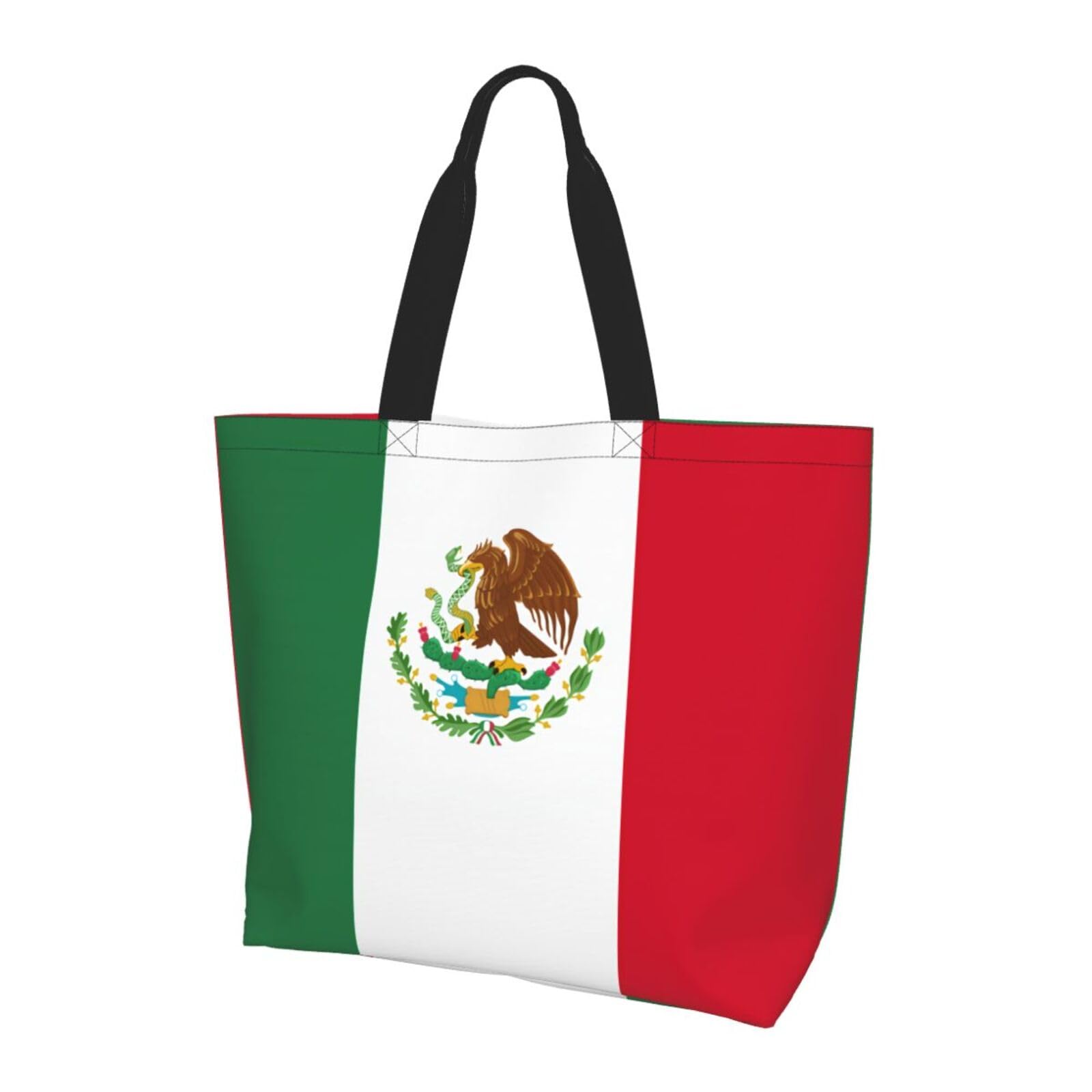ZLKYSBU Flag Cute Tote Bag,Fashion Shopping Beach Grocery Reusable Shoulder Bags for Women Men