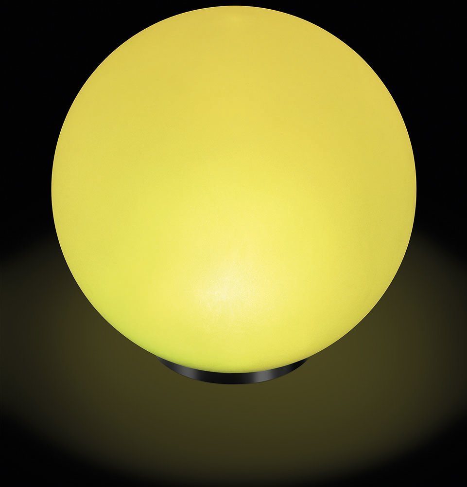 Sfera luminosa solare da 40 cm, 7 colori chiari a luce continua o alternata, 8 oredi durata della lampada solare Esotec 102611