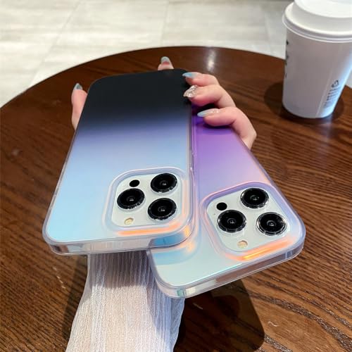 Coque iPhone 12 Pro mat laser dégradé de luxe antichoc
