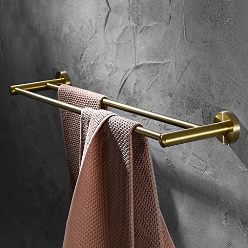 Porte-serviettes or brossé haut de gamme en acier inoxydable style nordique