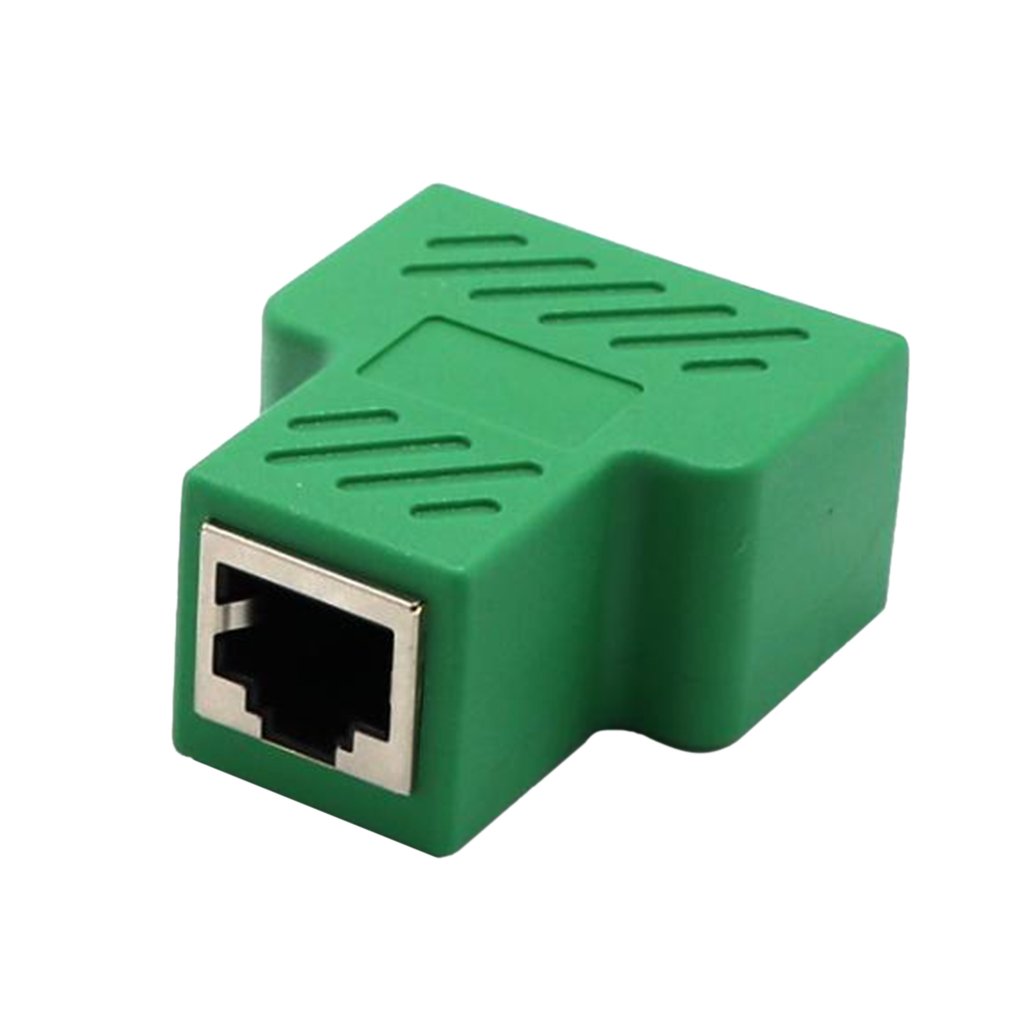 arythe RJ45 Network Splitter Adapter 1 RJ45 Female to 2 RJ45 Female