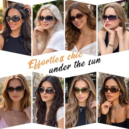 TJUTR Polarized Sunglasses for Women with Wrap Around Butterfly Design, Trendy Jackie-O Style for UV400 Protection by TJUTR - Used condition - Image 2