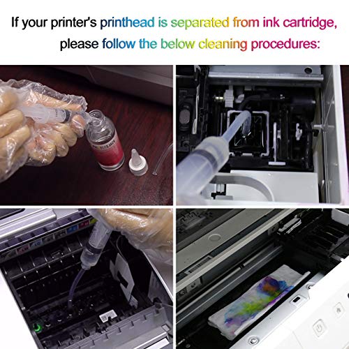 Inkjet Printers Printhead Cleaning Kit For Epson Wf-3640 Wf-7620 Wf-3620 Wf-2750 Wf-7610 Wf-2650 Wf-7710 Et-2650 Et-2550 C88 R2000 R2880 Xp-420 Xp-320 Xp-410 Xp-420 Liquid Printers #TOP4