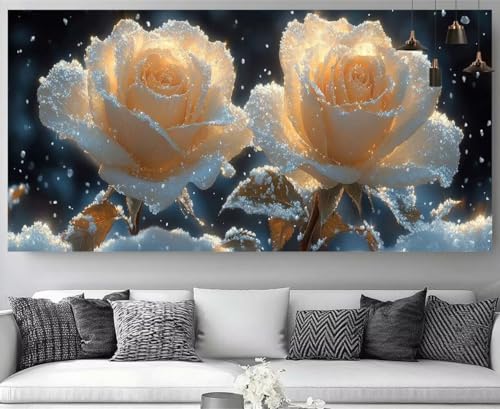 Broderie Diamant Kit Complet 50x100cm pour Pratiquer une Activité Manuelle Adulte Antistress