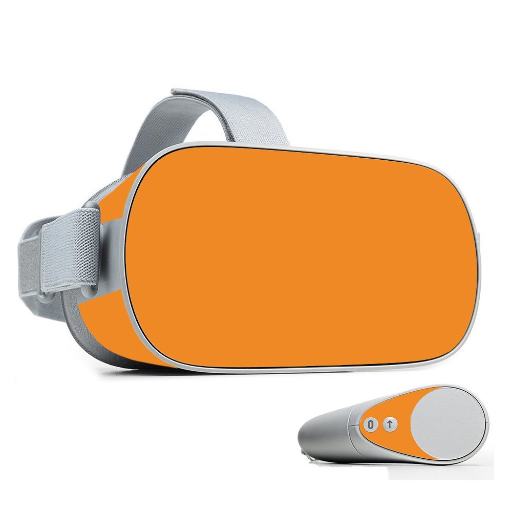 MIGHTY SKINS Compatible With Oculus Go Mobile VR - Solid Orange | Protective, Durable, and Unique Vinyl Decal wrap cover | Easy To Apply, Remove, and Change Styles | Made in the USA-image-38