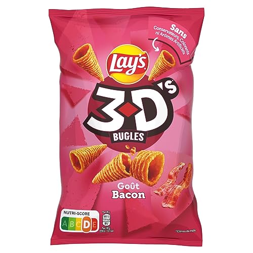 Biscuits Apéritifs Lay's 3D Bugles Goût Bacon – 85 g - vue 3