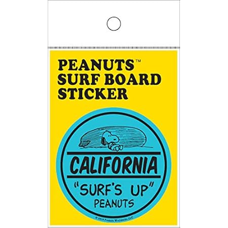 Amazon Peanuts ピーナッツ Peanuts Surf Board Sticker ピーナッツ サーフボード ステッカー スヌーピー Surf S Up シール サーフィン 品番 Snp ピーナッツ Peanuts スポーツファングッズ