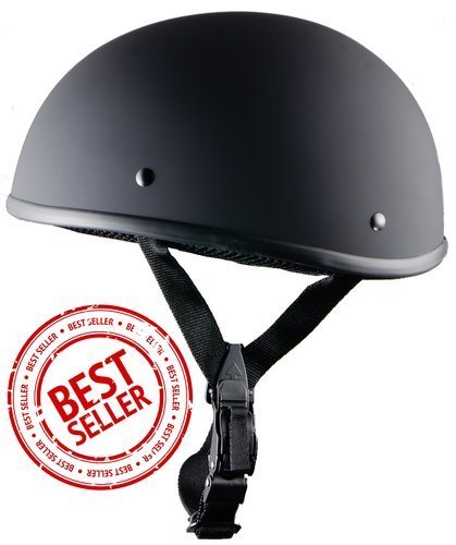 CRAZY AL'S WORLDS SMALLEST HELMET IN FLAT BLACK WITH OUT VISOR SIZE MEDIUM