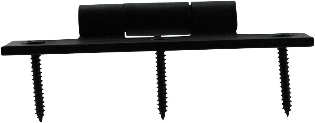 Renovators Supply Manufacturing Black Cabinet Hinges 3.5 In HL Offset Hinge Left Wrought Iron Kitchen Cabinet Hinge With Hardware Pack Of 6