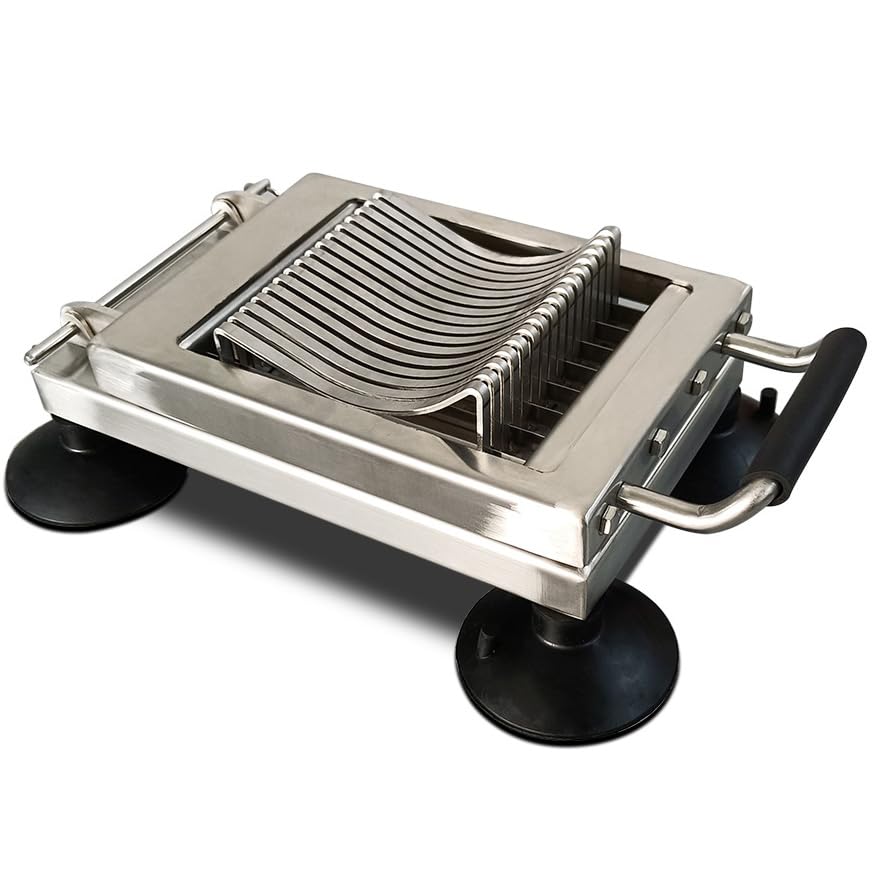 Hachoir de cuisine manuel et trancheur de tomates pour choux, concombres et oignons 6.5mm