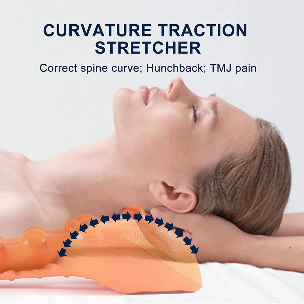 Nacken Schulter Rücken Massage Stretch Kissen Rücken Trigger Point Massager Zervikale Chiropraktik Lindert Müdigkeit Körper Schmerzlinderung