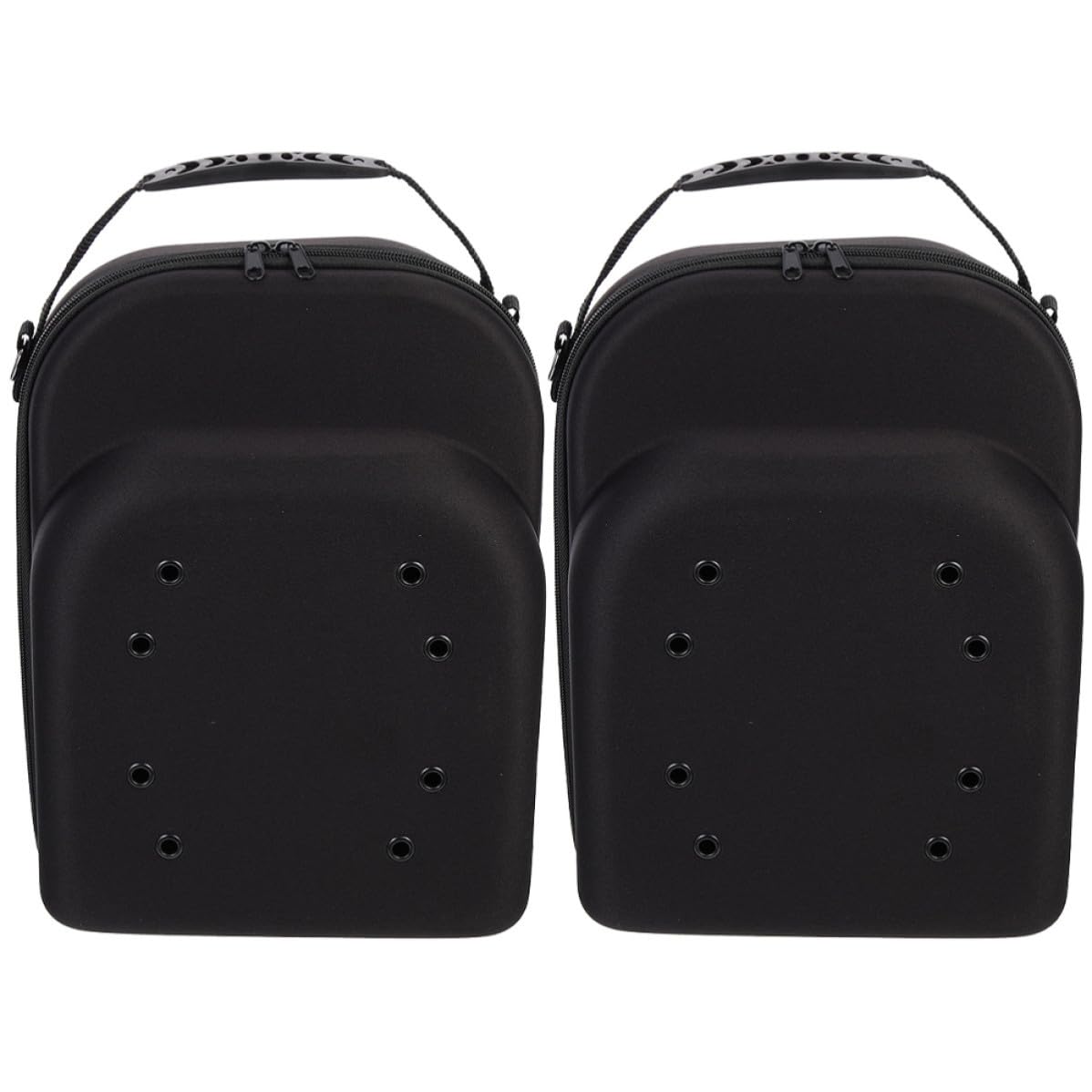 Boîte à chapeaux en EVA noir pour 2 casquettes de baseball de voyage