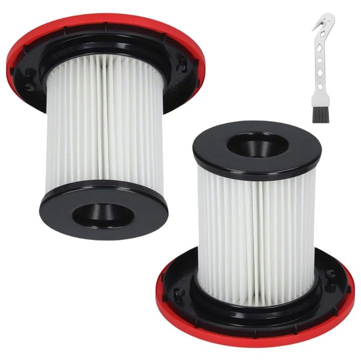 Jegehoyo 2 filtri 1 spazzola ricambio per Bosch Unlimited Series 6 Battery Vacuum BKS611MTB BCS611AM (sostituisce 12033215) Aspirapolvere per liquidi e solidi