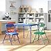 Flash Furniture Kids Colorful 5 Piece Folding Table and Chair Set -