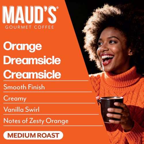 Image of Maud's Orange Creamsicle & Jamaican Rum Yum Coffee Pods Variety Pack, 36ct