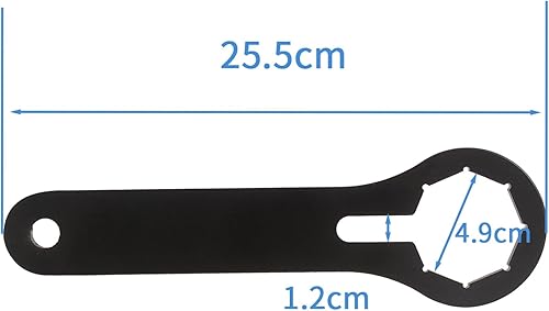 Miniatura 2 de Llave de tapa de horquilla de 1.929 in, herramienta de llave de horquilla delantera, llave de caja de 8 puntos para quitar la tapa de la horquilla
