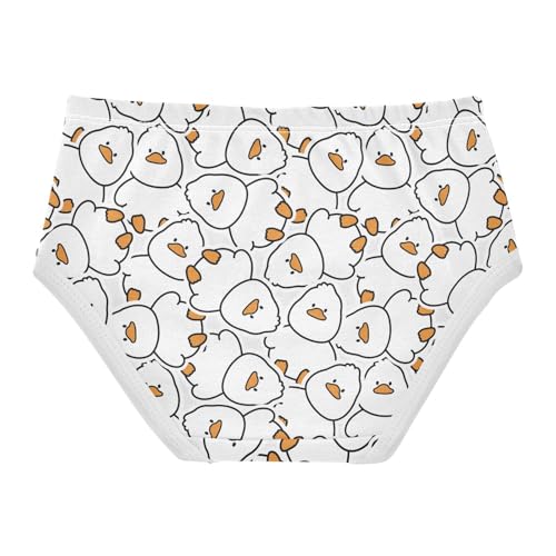 Little Girl Underwear Toddler Panties Kids Undies Cute Duck Soft Cotton Briefs 2T-8Y2