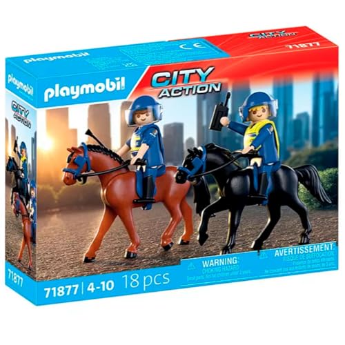 PLAYMOBIL Escadron d'équitation de police