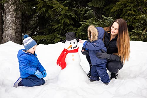 Image of Pearhead Build A Snowman Decorating Kit, Christmas Gift and Winter Activity