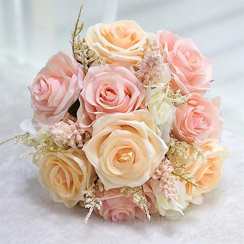 Fleurs artificielles de haute qualité pour mariée et maison - 4