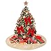 rubfac Red Velvet Christmas Bows 5 X 7 Inches 16 Pack for Christmas Wreath Christmas Tree Garland Window Large Gifts Indoor Outdoor Holiday Decorations
