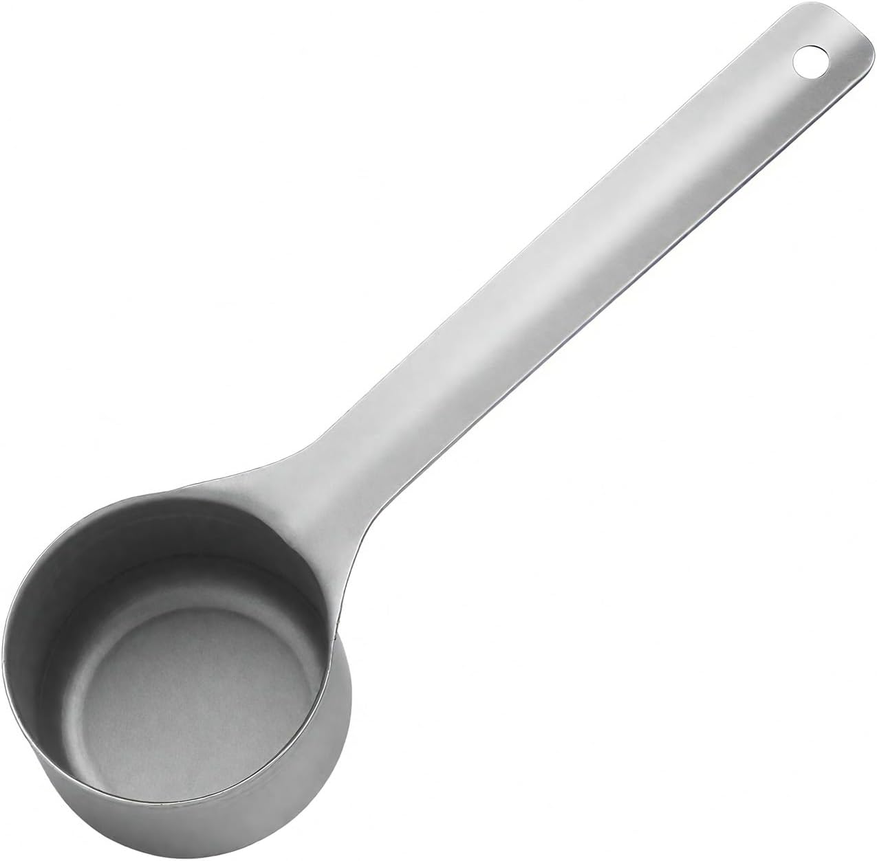 Pure Titanium Coffee Bean Measuring Scoop, Portable for Outdoor Camping, Multi-Use, 2 Options (Round Handle/Square Handle) (Square Handle)