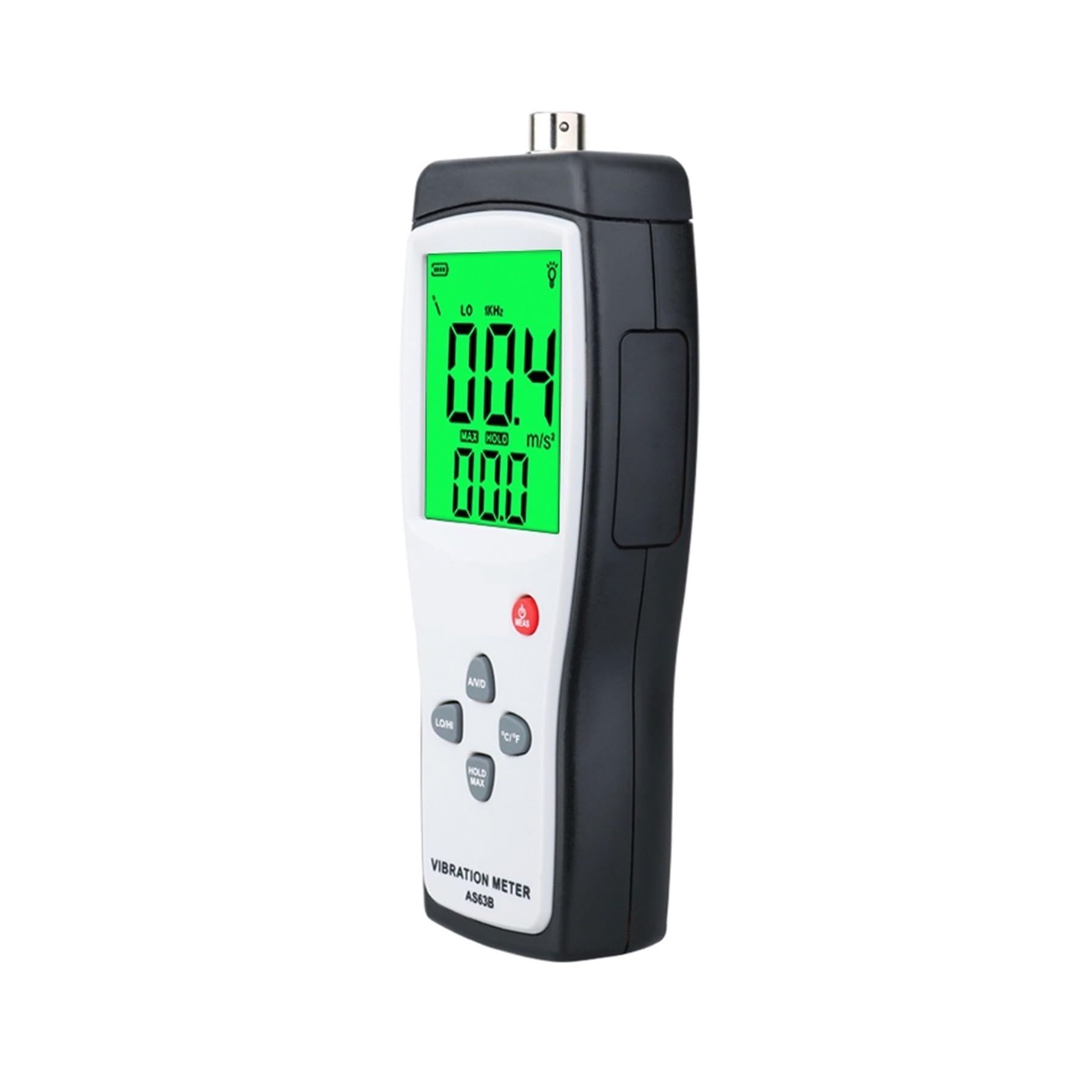 Vibrationsmesser, Digitales Vibrationsmessgerät 10 Hz ~ 1 kHz 0, 199,9 mt/s Präzisions-AS63B-Vibrationsmessgerät Tester Gau Analyzer