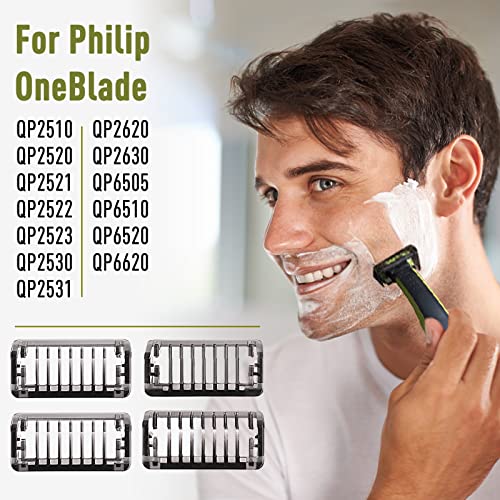 8Pcs Guide Combs Fits for Philip OneBlade Shaver Body Hair Guards QP2510 QP2520 QP2521 QP2522 QP2523 QP2530 QP2531 QP2620 QP2630 QP6505 QP6510 QP6520 QP6620 - Image 4