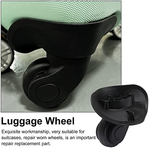 SHANOER Durable Suitcase Luggage Wheels Axles Deluxe Repair Replacement Kit with Screwdriver