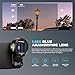 Freewell 1.55x Blue Anamorphic Lens Compatible with 17mm Mount iPhone & Samsung - Cinematic Smartphone Lens with Ultra-Wide View, Sci-Fi Blue Flare, and Enhanced Video Quality